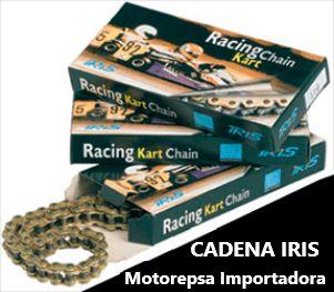 Las cadenas Iris son vendidas en todo el mundo como recambio de alta calidad. Todas son sometidas a pruebas por profesionales en circuitos: motocross, enduro y rally raids así como por miles de motociclistas a diario.